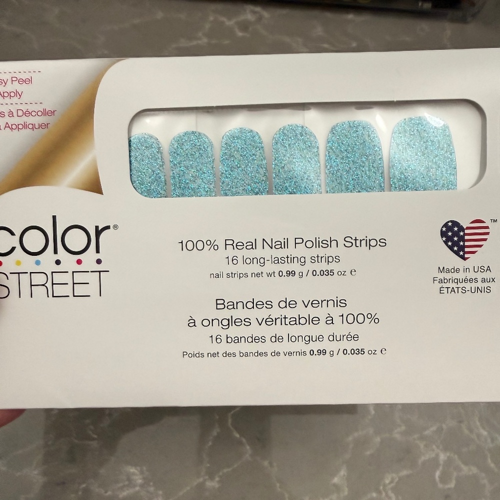 Color Street Nail Polish Strips Blue Lagoon